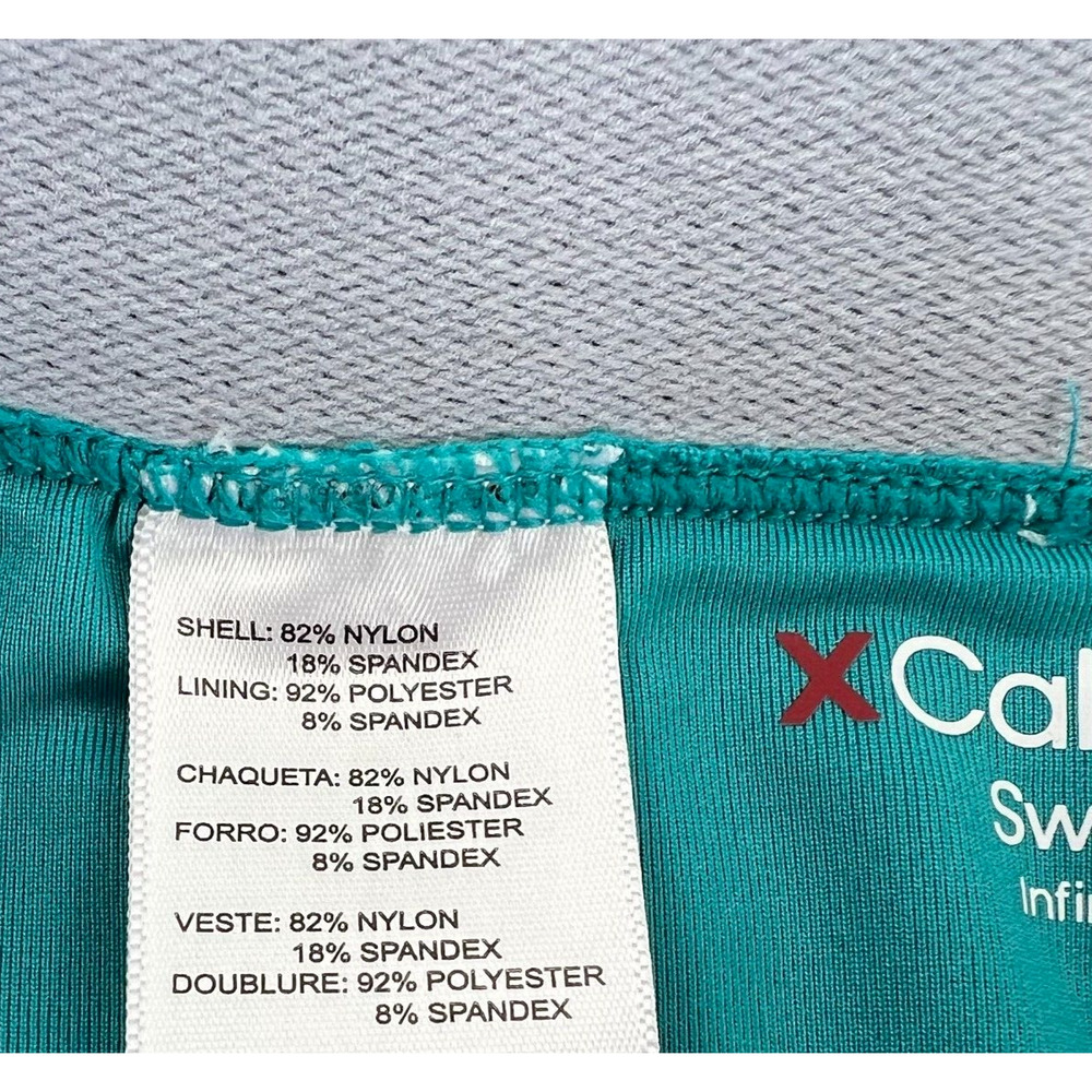 Calvin Klein Swimwear Women UPF50+ Bikini Bottom w/ Logo Turquoise XS NWT - Picture 6 of 6